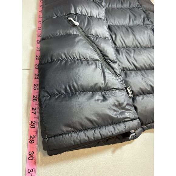 REI Mens  CO-OP Puffer Vest Black Recycle Nylon 80% Down Winter Ski Pockets READ - Picture 12 of 13